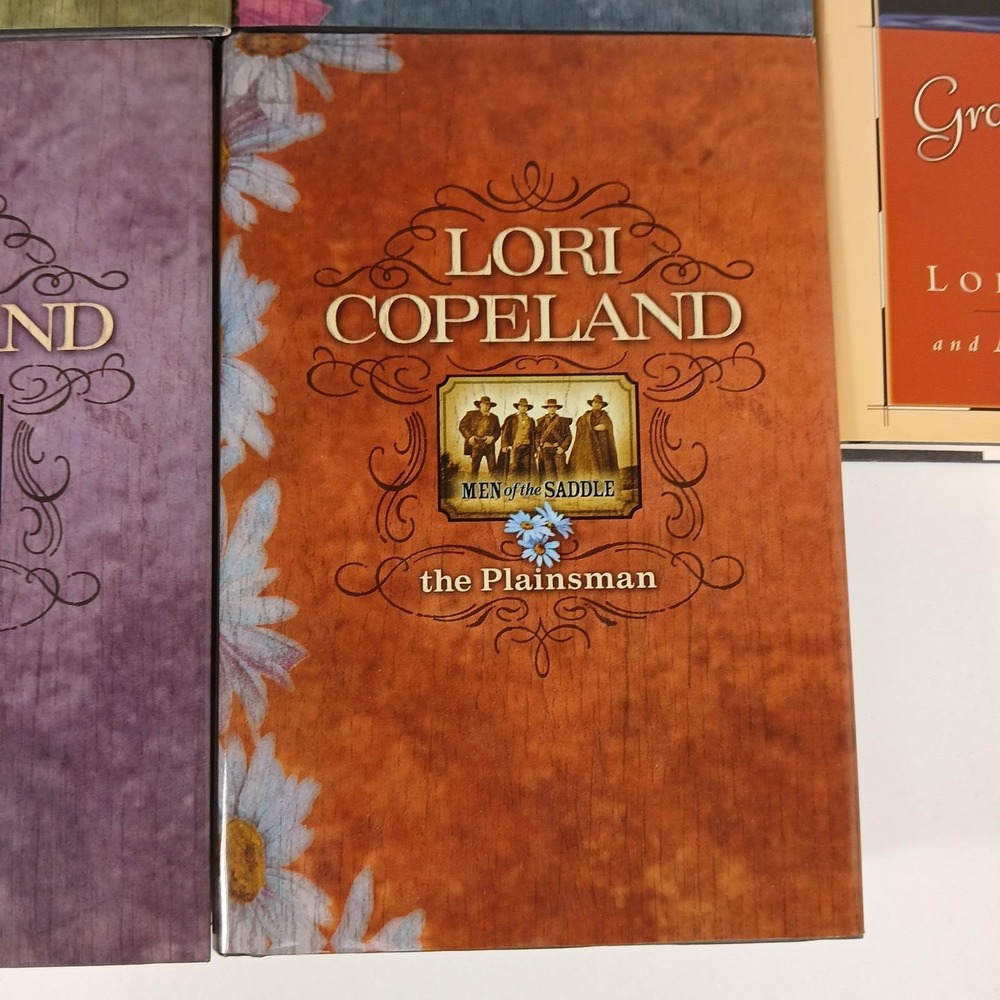 Lori Copeland Men of the Saddle HCDJ Complete Lot Of 5 Large Print Christian - Picture 5 of 9